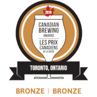 Médaille de bronze aux Prix canadiens de la bière de Toronto 2019