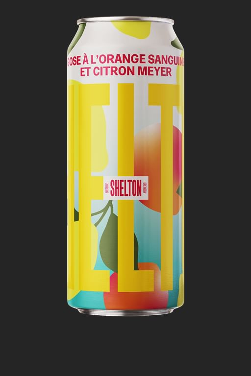 Bièrerie Shelton Gose à l'orange sanguine et citron Meyer