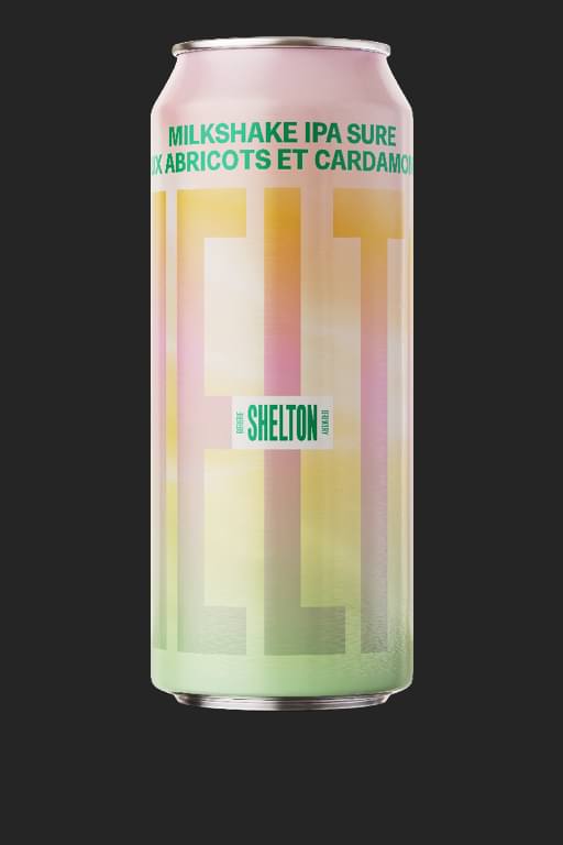 Bièrerie Shelton Milkshake IPA sure aux abricots et cardamome